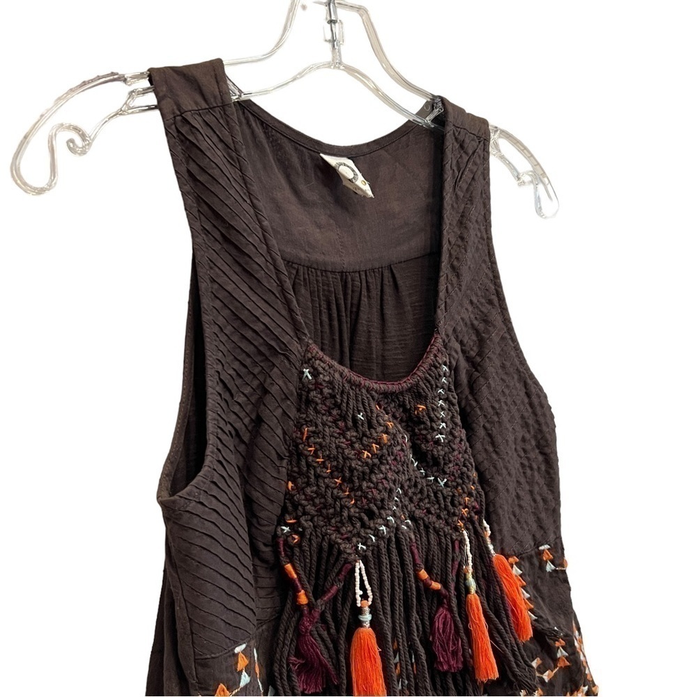 Akemi + Kin “Rigmarole” Boho Top, Size X Small - Picture 8 of 16
